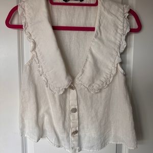 Zara Poplin Blouse
